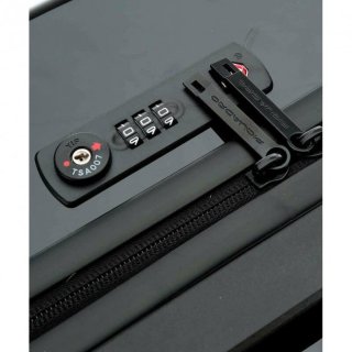 Piquadro SEEKER70/Black L 98 л чемодан из поликарбоната на 4 колесах черный