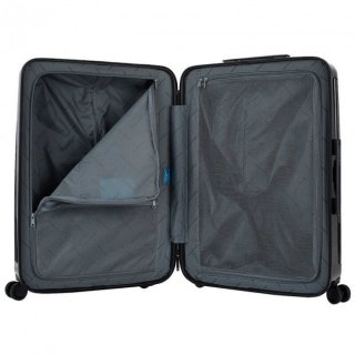 Piquadro SEEKER70/Black M 76,5 л чемодан из поликарбоната на 4 колесах черный