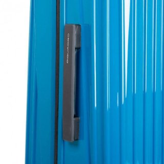 Piquadro SEEKER70/Blue M 76,5 л валіза з полікарбонату на 4 колесах синя