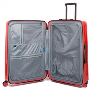 Piquadro SEEKER70/Red L 98 л валіза з полікарбонату на 4 колесах червона