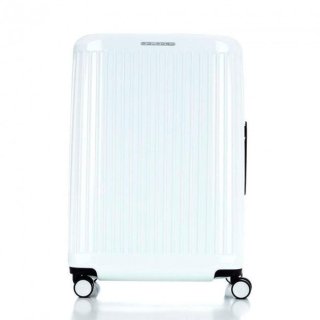 Piquadro SEEKER70/White L 98 л валіза з полікарбонату на 4 колесах біла