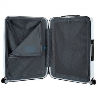 Piquadro SEEKER70/White L 98 л валіза з полікарбонату на 4 колесах біла