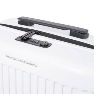 Piquadro SEEKER70/White S 39,5 л чемодан из поликарбоната на 4 колесах белый