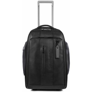 Piquadro URBAN BAGMOTIC 37,54 л чемодан из натуральной кожи на 2-х колесах черный