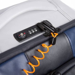 Piquadro URBAN BAGMOTIC 37,54 л чемодан из натуральной кожи на 2-х колесах синий