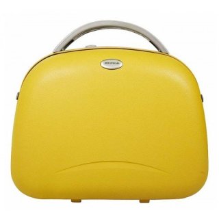 Пластиковый бьюти кейс, дорожная косметичка Vip Collection Kilimanjaro желтый