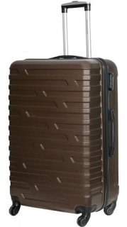 Пластиковый чемодан гигант 110 л Vip Collection Costa Brava 28 Brown