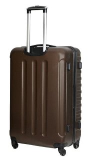 Пластиковый чемодан гигант 110 л Vip Collection Costa Brava 28 Brown