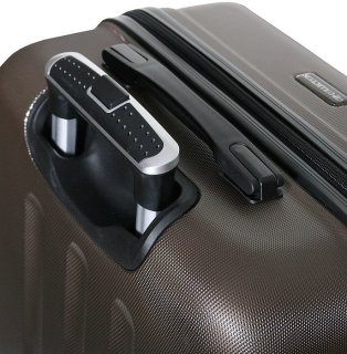 Пластиковый чемодан гигант 110 л Vip Collection Costa Brava 28 Brown