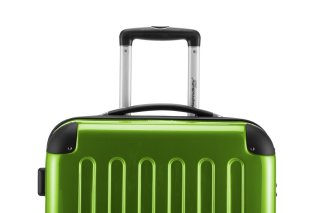 Пластиковый комплект чемоданов на 4-х колесах HAUPTSTADTKOFFER, apple