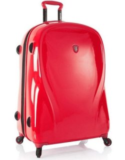 Поликарбонатный чемодан гигант 108 л Heys xcase 2G, красный