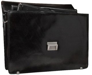 Портфель мужской кожаний VERUS V 120 Black