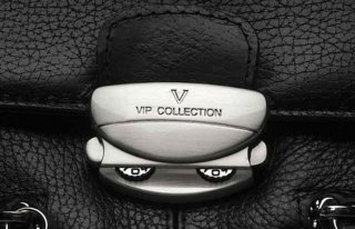 Портфель мужской кожаний Vip Collection 1229 Black flotar