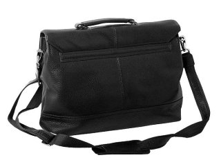 Портфель мужской кожаний Vip Collection 1229 Black flotar