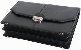 Портфель мужской кожаний Vip Collection 1240 Black