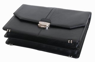 Портфель мужской кожаний Vip Collection 1240 Black