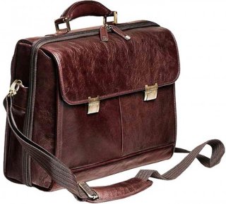 Портфель мужской кожаний Vip Collection 51906 Brown