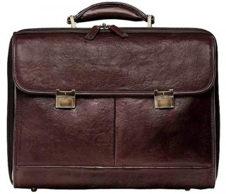 Портфель мужской кожаний Vip Collection 51906 Brown