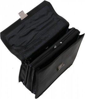 Портфель чоловічий шкіряний Vip Collection 52365 Black