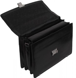 Портфель мужской кожаний Vip Collection Y 120 Black
