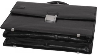 Портфель мужской кожаний Vip Collection Y 121 Black