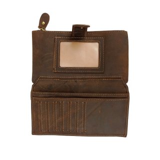 Портмоне чоловіче з натуральної шкіри Tiding Bag Коричневий