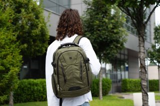 Повсякденний рюкзак 2Е Ultimate Smart Pack на 30 л з відділами для ноутбука та планшета Зелений