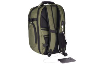 Повсякденний рюкзак 2Е Ultimate Smart Pack на 30 л з відділами для ноутбука та планшета Зелений