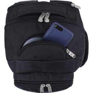 Повседневный рюкзак для ноутбука Bagland Техас – 29 л, 0,7 кг Черный
