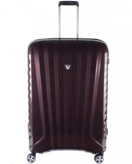 Премиум чемодан гигант из поликарбоната 113 л Roncato UNO ZSL Premium carbon, красный