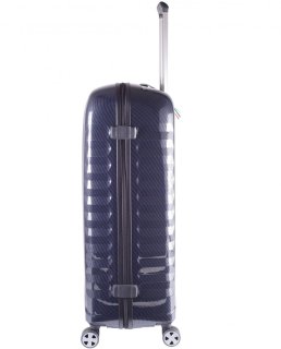 Премиум чемодан гигант из поликарбоната 113 л Roncato UNO ZSL Premium carbon, синий