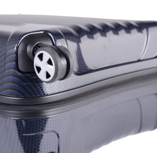 Премиум чемодан малых размеров из поликарбоната 41 л Roncato UNO ZSL Premium carbon, синий