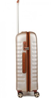 Презентабельный элитный чемодан 71 л Roncato UNO ZIP Deluxe, бежевый