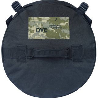 Прочная тактическая сумка-рюкзак Bagland 110 л с Cordura 1000D, водонепроницаемая Черная