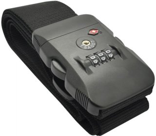 Ремень для багажа с TSA замком Travelite Accessories Black