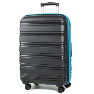 Rock Impact II (M) Black/Blue 67,5 л чемодан из полипропилена на 4 колесах черный