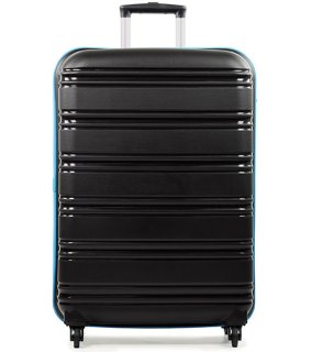 Rock Impact (L) Black/Blue 104 л чемодан из полипропилена на 4 колесах черный