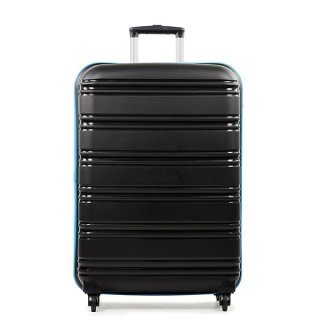 Rock Impact (L) Black/Blue 104 л чемодан из полипропилена на 4 колесах черный