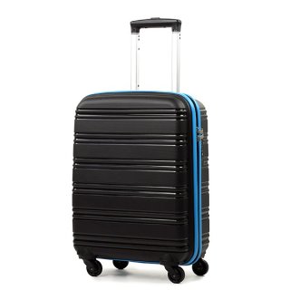 Rock Impact (S) Black/Blue 33 л чемодан из полипропилена на 4 колесах черный