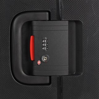 Rock Shield (L) Black 80 л валіза з поліпропилену на 4 колесах чорна