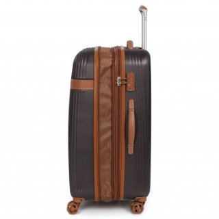 Rock Valiant Hardshell Expandable 127/155 л чемодан из ABS пластика на 4 колесах коричневый