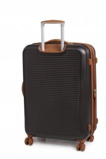 Rock Valiant Hardshell Expandable 35,5/45,5 л чемодан из ABS пластика на 4 колесах коричневый
