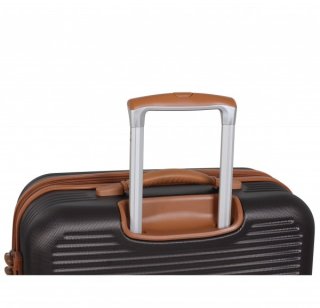 Rock Valiant Hardshell Expandable 83/104 л валіза з ABS пластику на 4 колесах коричнева