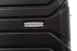 Roncato Fusion 41 л валіза для ручної поклажі на 4-х колесах з полікарбонату чорна