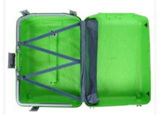 Roncato Light валіза на 80 л з поліпропілену салатового кольору