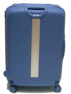 Roncato Light валіза на 80 л з поліпропілену синього кольору