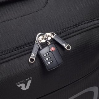 Roncato Lite Plus 25 л полегшена валіза для ручної поклажі на 2-х колесах тканинна чорна