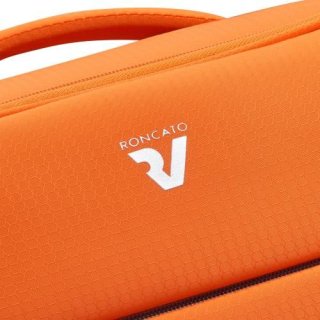 Roncato Lite Plus 25 л облегченный чемодан для ручной клади на 2-х колесах тканевый оранжевый
