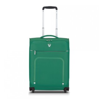 Roncato Lite Plus 25 л облегченный чемодан для ручной клади на 2-х колесах тканевый зеленый