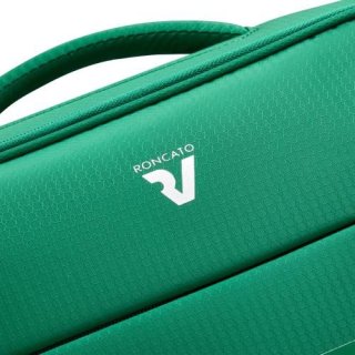 Roncato Lite Plus 25 л облегченный чемодан для ручной клади на 2-х колесах тканевый зеленый